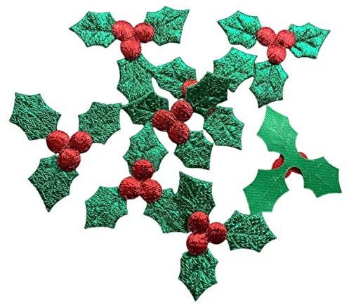 Amosfun 100stücke Weihnachtsbaum Diy Dekorationen Aus Feinem Stil Große Blattverzierung Aus Gold Silberfarbenem Material Für Einzigartige Handarbeiten Und Fensterdeko