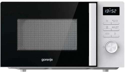 Gorenje MO20A3WH Mikrowelle /20 L / 800W / AquaClean/AutoMenü/Touch Control/LED Display/Auftaufunktion /5 Leistungsstufen/Kindersicherung/Elektronisch/Weiß