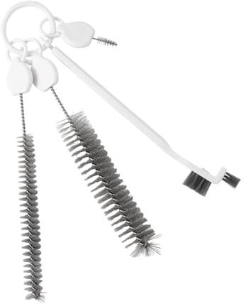 KASFDBMO Paquete 4 Cepillos Botellas Cleaner Paja Flexibles para Decantadores Vino Teclado Tecor Limpieza Multipropósito para Oficina En Casa
