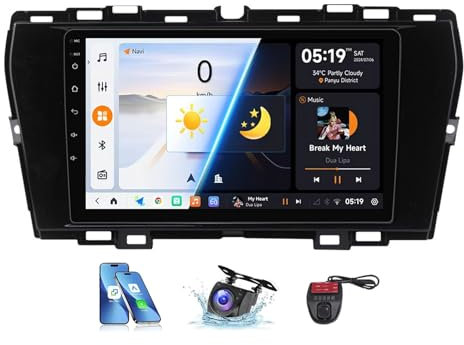 Android 13 Car Stereo for SsangYong Tivoli 2019-2021 Support FM RDS DAB+ Car Radio 9 QLED Touched GPS Navigation Built-in DSP Bluetooth CarPlay 4G LTE SWC +Camera DVR(NF-4)