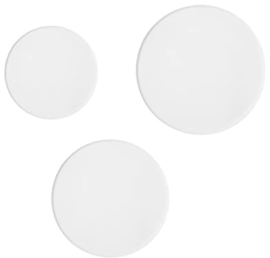 DIYEAH Transparente Acryl Displaytafel 3 Stück Leicht Zuschneidbar mit Schutzfolie für Fotografie und Selbstgemacht Weiße Präsentationsplatte | Weiße Ausführung, Leichte Platten, Mode Präsentationstafel, mit Schutzfolien, für Fotos und Bastelprojekte