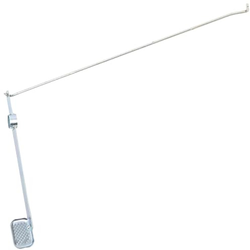 TOMETURE Pedal de Metal para Bote de Basura de 100 Litros Operación sin Manos y Resistente Corrosión, Accesorio de Hierro para Cubos de Basura Exteriores