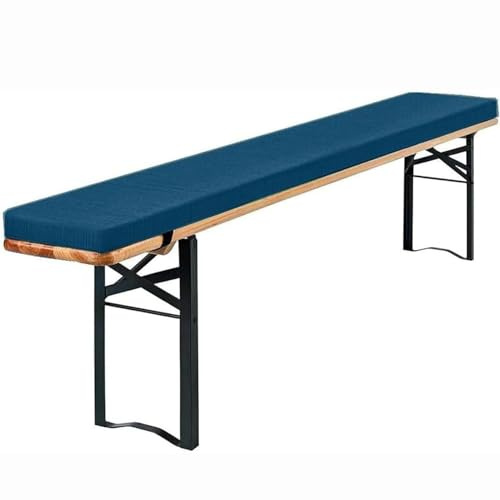 Cuscino per Panca da Interno 130x40x3cm (51,2x15,8x1,2 Pollici) Cuscini per Panca da Birra, Imbottitura in Spugna ad Alta resilienza, Design con Cerniera, Morbido e Confortevole, Fodera
