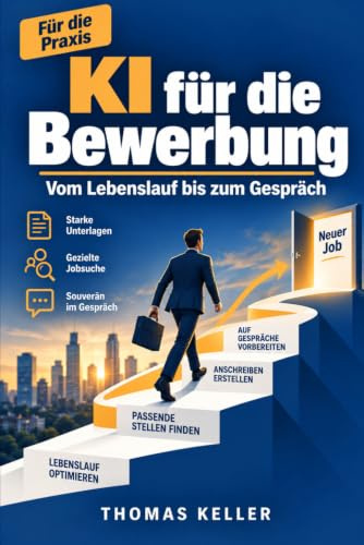 KI für die Bewerbung: Mit künstlicher Intelligenz zum Lebenslauf, Anschreiben und Vorstellungsgespräch – Der Praxisleitfaden für die Jobsuche 2026