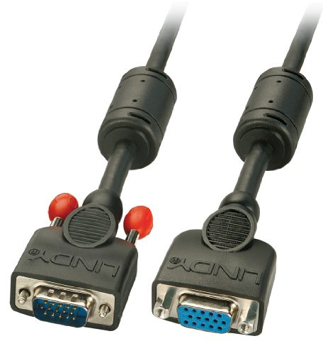 Lindy VGA-Verlängerung, DDC-fähig, 15 pol. HD Stecker/Kupplung 15m, 37458