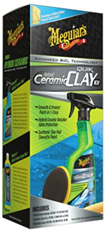 Meguiar's G200200 Hybrid Ceramic Quik Clay Kit