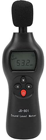 Dezibel-Messgerät LCD-Geräuschdetektor Schallpegelmesser-Lesegerät Geräuschpegel-Messgerät Zur Dezibel-Überwachung von Geräuschen (Batterie Nicht Enthalten)