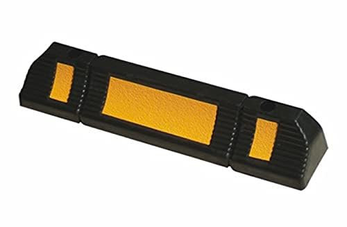 PARKING FACIL | Tope para Estacionamiento | Tope de Rueda para Parking, Estacionamiento, Zona Residencial. | Tamaño: 60 x 12 x 10 cm | Incluye tornillería | 1 Unidad