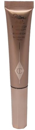 Charlotte Tilbury Pillow Talk Beauty Light Wand Liquid Highlighter Makeup - Soft-Focus Nude-Pink Highlighter & Blush for Cheeks - Pearlescent, Weightless Radiant Finish - Pillow Talk Original