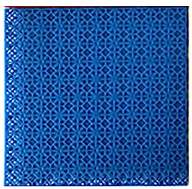 XLIHAWY Baldosas De Suelo Entrelazadas, Antideslizante Empalme Impermeable Baldosa De Drenaje, Baldosa Modular para Cubierta Exterior (Color : Azul, Tamaño : 25x25cm/16pcs)