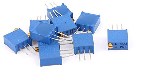 XTVVTODJXT 10 Stück 3296W 10K Ohm Multiturn Potentiometer Pot Variabler Widerstand