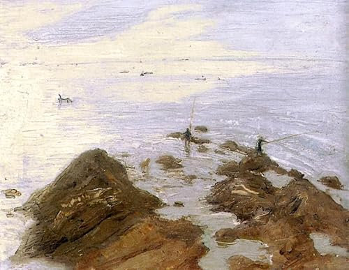 DTAUPREB Malen-nach-Zahlen-Sets für Anfänger schöner Strand DIY-Ölgemälde digitales Malen-nach-Zahlen-Set auf Leinwand