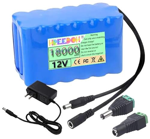 Lithium battery,DC 12V lithium Battery Pack, 10AH 12Ah 15AH 20AH 30AH Rechargeable Li-ion Battery Pack, Powerful portable Polymer Lithium Battery, Suitable for 12V power supply equ