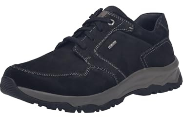 Josef Seibel Herren Businessschuhe Leroy.58,Weite H (Weit),Wechselfußbett,wasserdicht,Halbschuhe,klassisch,schwarz-Kombi,47 EU