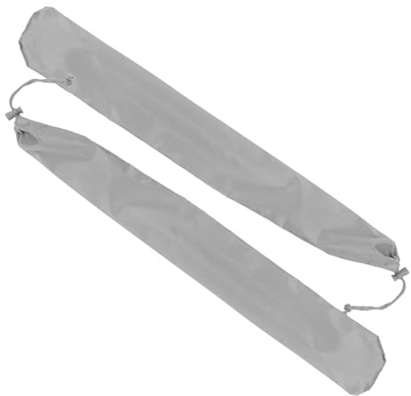 PRETYZOOM Waterproof Wiper Covers for Car Windshield, 210d Grey Protective Rain and Bird Dropping Resistant Sleeves, 67x10cm Universal Fit for Vehicles