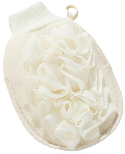 BESTYASH Skin Scrubbing Gloves Double-sided Exfoliating Mitt Bath Shower Mittens for Men and Women Deep Cleansing Back Scrubber Suitable for Sensitive Skin Bathing
