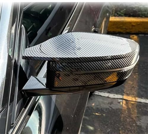 GLYGLY Auto Spiegelkappen für BMW i3 2020-2024 G20, Rückspiegelgehäuse Rückspiegelkappe Ersatz für Seitenspiegel Abdeckung Abdeckungen,Carbon Fiber