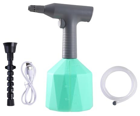 Vaciado Pulverizador Eléctrico - Pulverizador De Jardín | Planta Señor | 1 L Señor De Automático con Manguera de Agua De 8,2 Pies | Spray de Malezas Eléctricas | 2000m Pulverización