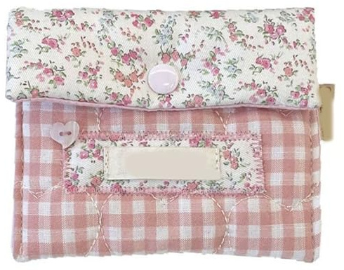 Pochettes de maquillage portables à motif floral pour femmes et filles, idéales pour les voyages, les cosmétiques, les serviettes hygiéniques, sac de rangement pour tampons, a, Taille unique
