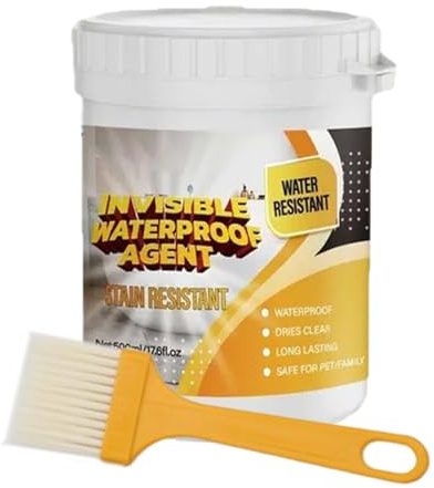 Scellant pour Toiture,100g Enduit Aqueux,Revêtement Anti Fuites Avec Pinceau | pour Toit Salle de Bain Sous-sol Mur Fenêtre Béton Métal Carrelage Intérieur Extérieur