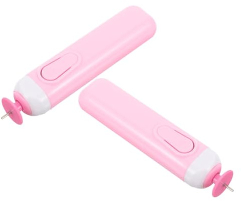 Healvian 2 Stück Elektrischer Quilling Stift Schlitz Werkzeug Leichtes DIY Papierbasteln für Anfänger und Profis Schnelles Kreatives Handwerk Geschenk