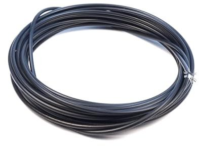 FREWR5629 Câble d'acier, fil métallique, tuyau d'isolation phonique, diamètre intérieur 1,2 mm, diamètre extérieur 4 mm, longueur 10 mètres, compatible avec de nombreux modèles de voitures et motos.