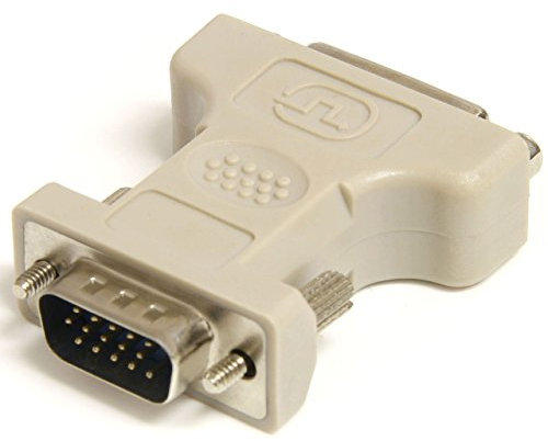 StarTech.com Adaptador Conversor para Monitor de Ordenador DVI-I a VGA - DVI-I Hembra - HD15 Macho - Blanco