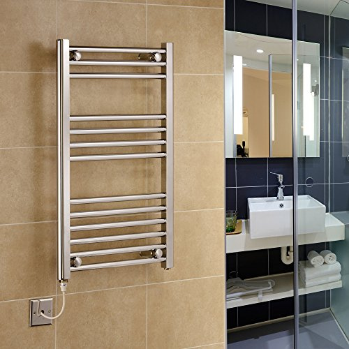 Wetherby Straight Electric Heated Towel Rail H800mm W400mm