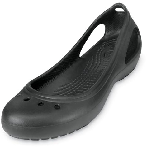 Crocs Donna Kadee Scarpa bassa, Black/Black, 34/35 EU
