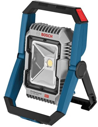 Bosch Professional 18V System Luce da cantiere a LED a batteria GLI 18V-1900 (luminosità max. 1900 Lumen, batterie e caricabatteria non inclusi, confezione in cartone)