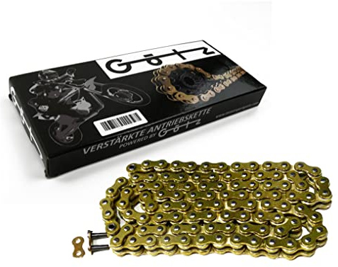 Kette Super X-Ring Ersatzteil passend für Duke 125 / RC 125 doppelt verstärkt mit Clipschloss