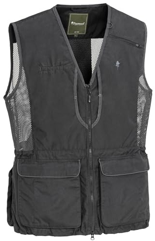 Pinewood Men's Dog Sport 2.0 Vest - Men's Outdoor dog traingin waistcoat - Agility/gundog Practical Pockets and Functions - Durable and Robust - Black (Large)