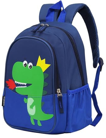 CHERUBIC 12 Inch Toddler Backpack Waterproof Cute Cool Small Preschool Backpack Cartoon Bag For 2-3 Years Boys Girls