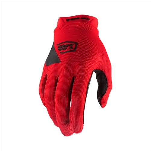 100% Guantes RIDECAMP Gloves L Guantes, Adultos Unisex, Red (Rojo)