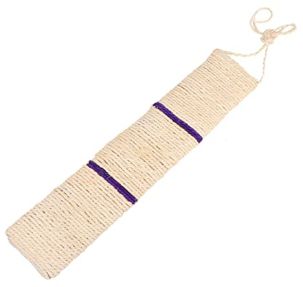 POPETPOP Tapis à Gratter Protège Meubles en Sisal Plat pour Chat Résistant aux Rayures Jouet Amusant et Créatif Couleur Aléatoire pour Animaux de Compagnie
