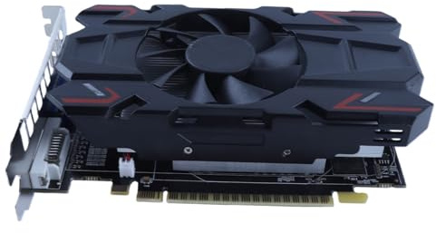 Bewinner HD6770 Desktop Graphic Cards, 4GB DDR5 128bit PC Gaming Video Card with DVI I, VGA, HD, Low Profile GPU Graphic Card, PCI Express 2.0 16X Video Game Graphics Card (HD6770 4GB DDR5)