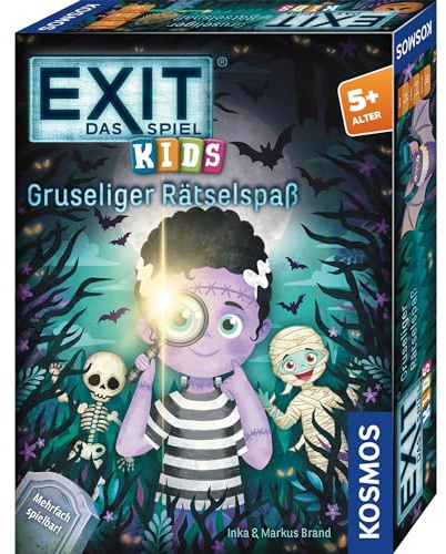 Kosmos EXIT® - Das Spiel Kids: Gruseliger Rätselspaß | Escape Room Spiel für 1-4 Kinder ab 5 Jahre, mehrfach spielbar und kindgerecht, EXIT Game ideal als Geburtstagsgeschenk