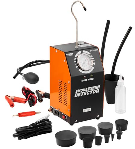 VEVOR Macchina rilevatore perdite del Fumo per Auto, Rilevatore di perdite da Auto 8 L/min, modalità Aria modalità Fumo, Rilevatore di perdite, Dispositivo diagnosi di perdite da -20 °C a 75 °C