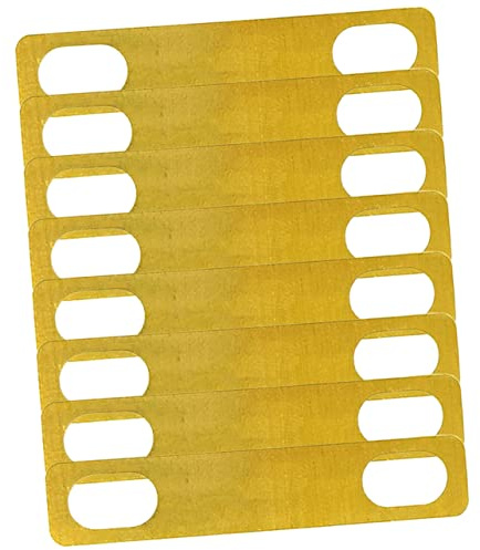 Messing Gitarrenhals Unterlegscheiben 0, 2/0, 5/1 Mm | Goldfarben, Ersatz Zubehör für Gitarre, Einfach zu Montieren, als 8 Stück