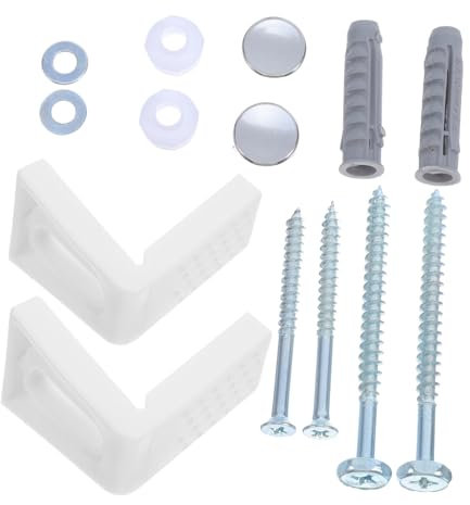 POPETPOP Kit Viti per Sedile Wc Bulloni di Fissaggio per Installazione Sicura Accessori Bagno per Uso Residenziale e Commerciale