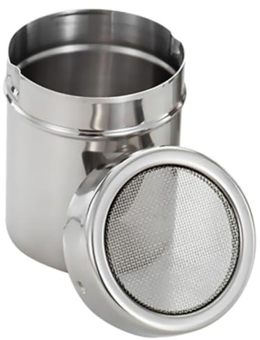 Sosoport Tarro de Condimentos Inoxidable con Fina para Espolvorear para Sal y Especias Diseño Elegante y de Limpiar