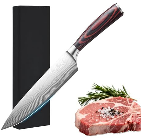 Yigeitopli Sharp Chef Knife, Multi Purpose Kitchen Knives, Suitable for Sushi Making, Gourmet Meal Preparation, and Everyday Cooking