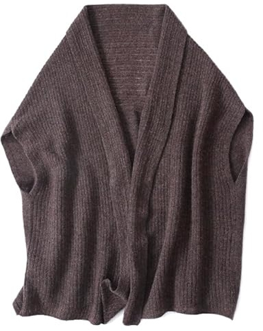 LIUYUYOUGO Poncho Femme Cardigan Poncho En Laine Mérinos Pour Femme Châle Tricoté Multi-Positions Écharpe Enveloppante Au Toucher Cachemire Grande Taille Pull En Tricot Côtelé Doux Et Conforta