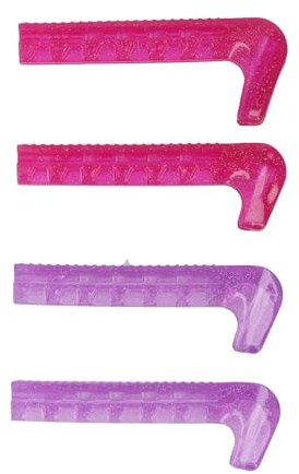 Generic Skridskoskydd, Nötningsbeständig Plast med Justerbar Passform för Hockey och Konståkning, 160 Till 260 Mm Blad (Lila ros)