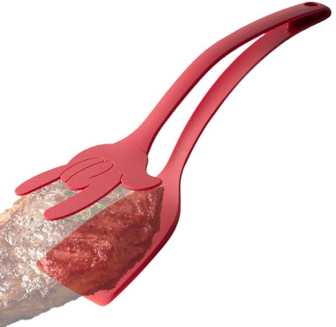 Bread Shovel - metal cooking scoop, frying spatula, grilling clamp | wide heat resistant shovel with firm handle, durable multipurpose turner for steak fish bread pies pancakes bbq outdoor kitchen use