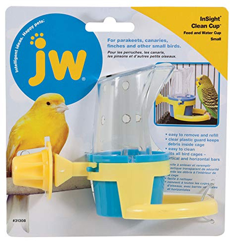 JW Pelotas De Juguete Para Perros Clean Cup Vaso De Agua Y Comida Pequeño
