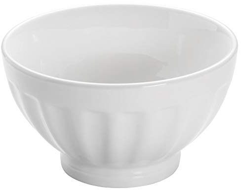 Maxwell & Williams Round, Scodella per Colazione, Ciotola Bombata, Porcellana, Bianco, 740 ml, AA1287
