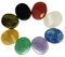 Juego de 8 piedras de chakra, forma ovalada, para curación de cristales, meditación, reiki o como piedras de preocupación o palma, piedras de bolsillo (juego de 8 piedras de chakra en forma ovalada)