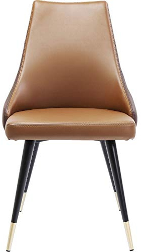 Kare Design Stuhl Urban Desire, Braun, Polsterstuhl, Esszimmerstuhl, 48 cm Sitzhöhe, Retro, Elegant, Wohnzimmer, 90x52x60 cm (H/B/T)