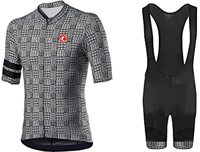 UGLY FROG MTB Herren Fahrradbekleidung Set Schnell Trocknend Radtrikot (Radjacke und Radhose mit Sitzpolster)
